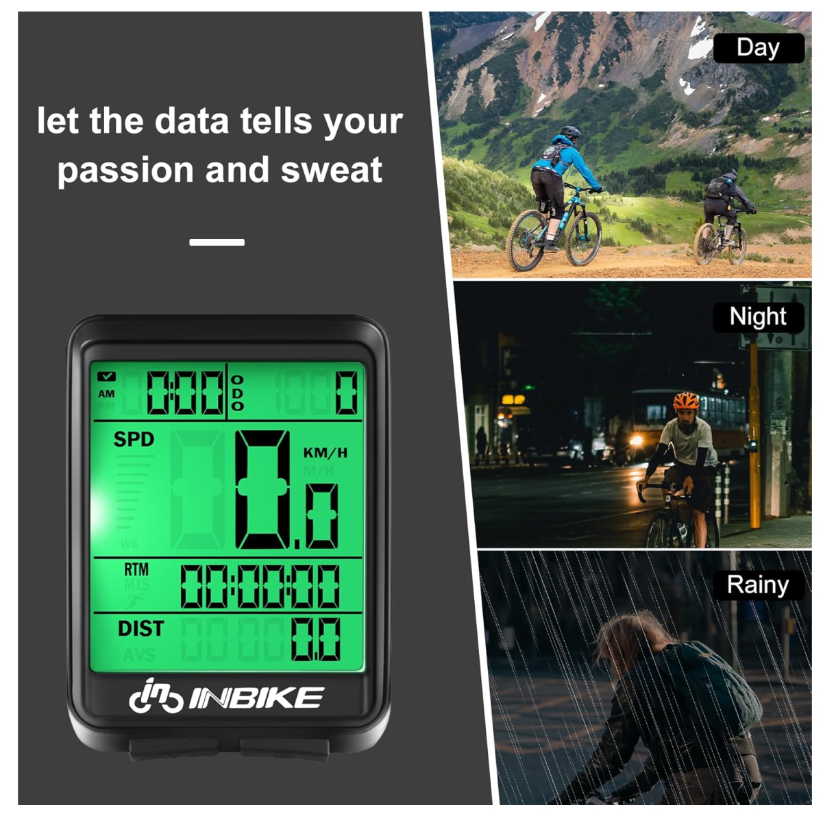 Miniatura 3 de Velocimetro Bicicleta Pantalla LCD